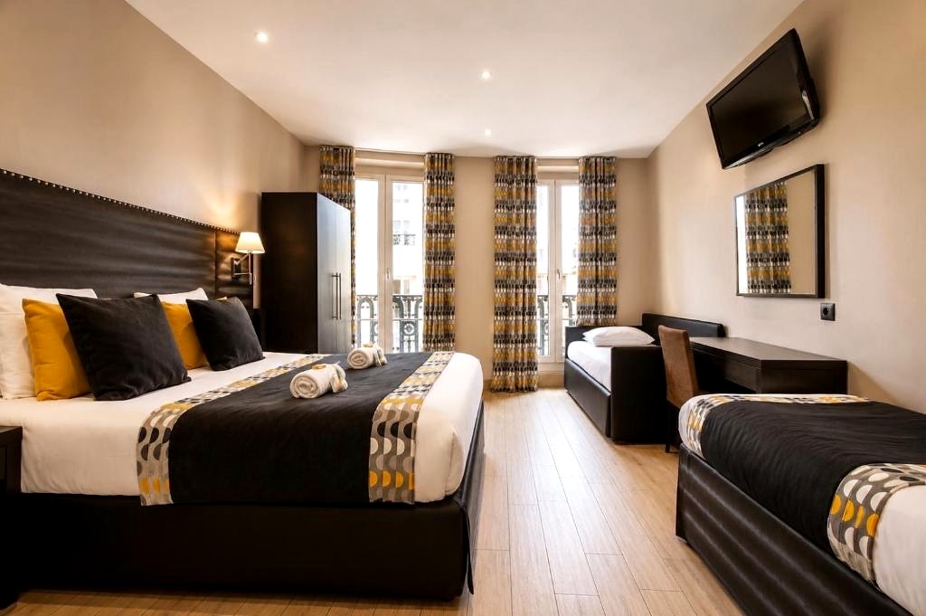 Chambre familiale jusqu'à 5 personnes, Hôtel Migny Pigalle